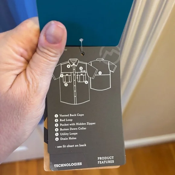 NEW Men’s Magellan Fishing Shirt Size 2X - Picture 7 of 9